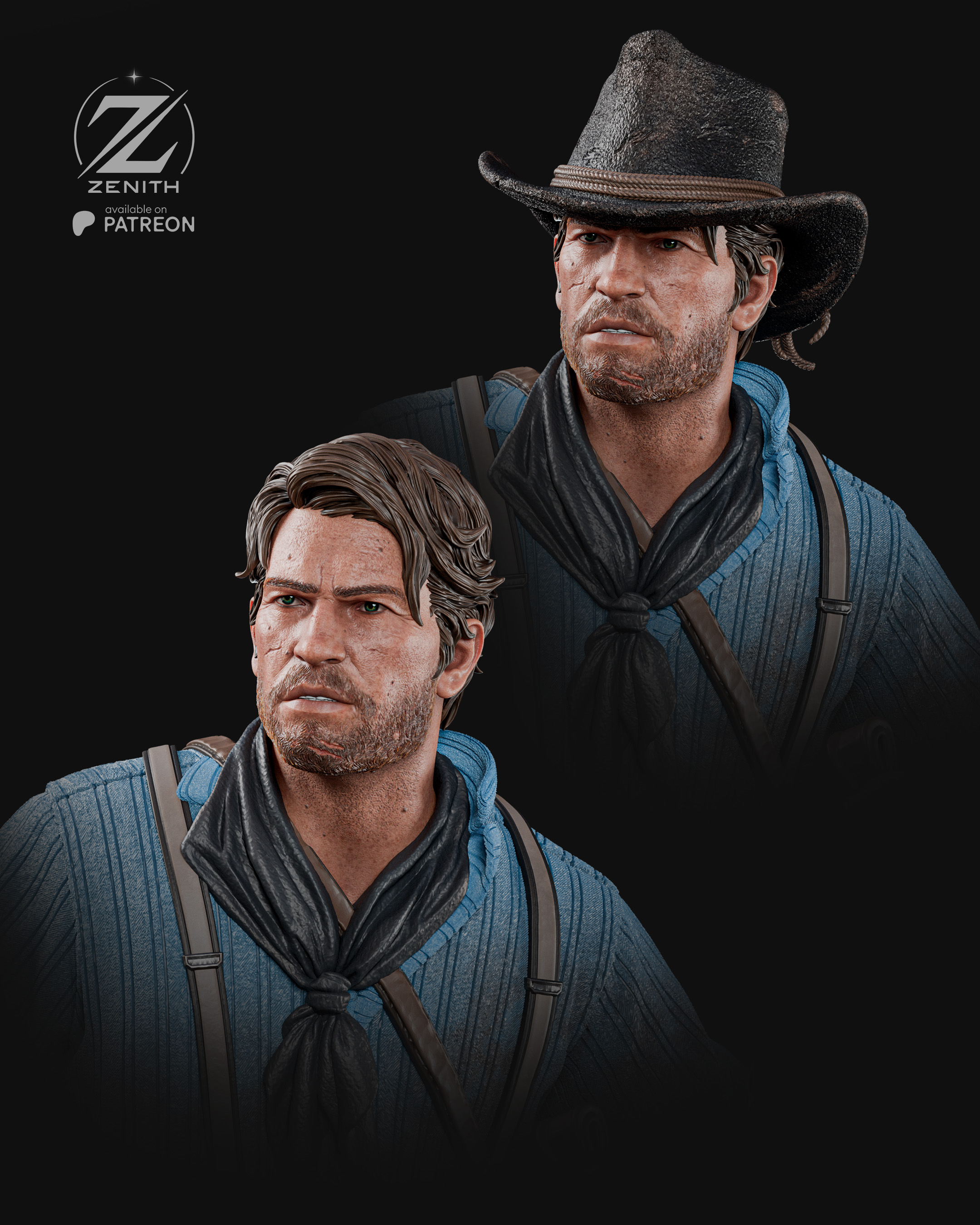 Cabeças Intercambiáveis Arthur Morgan